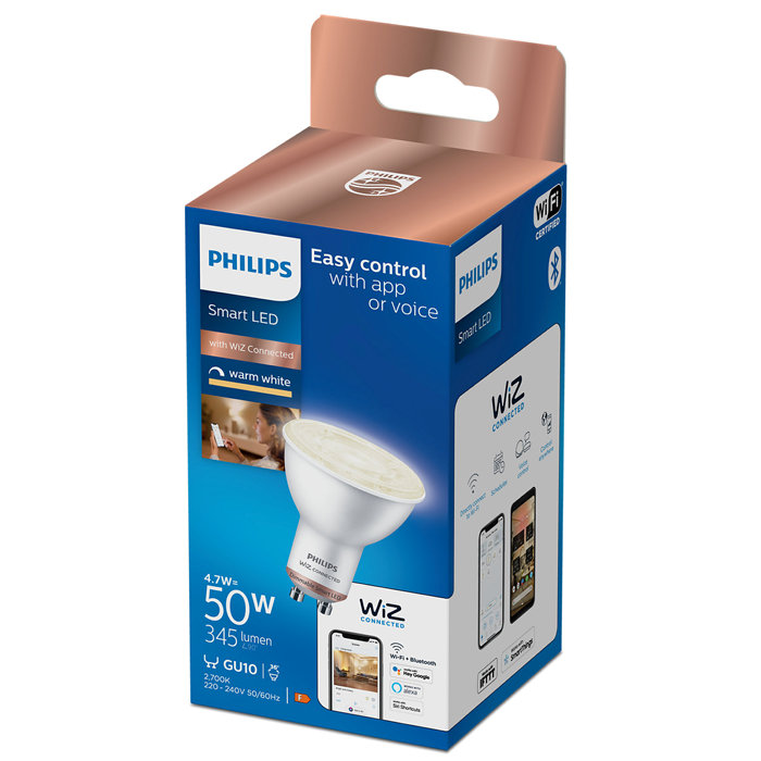 Spotlight Smart LED 4,7W/50W Philips